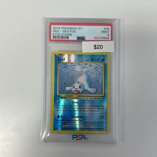 2016 Pokémon Seel XY #28 PSA 9