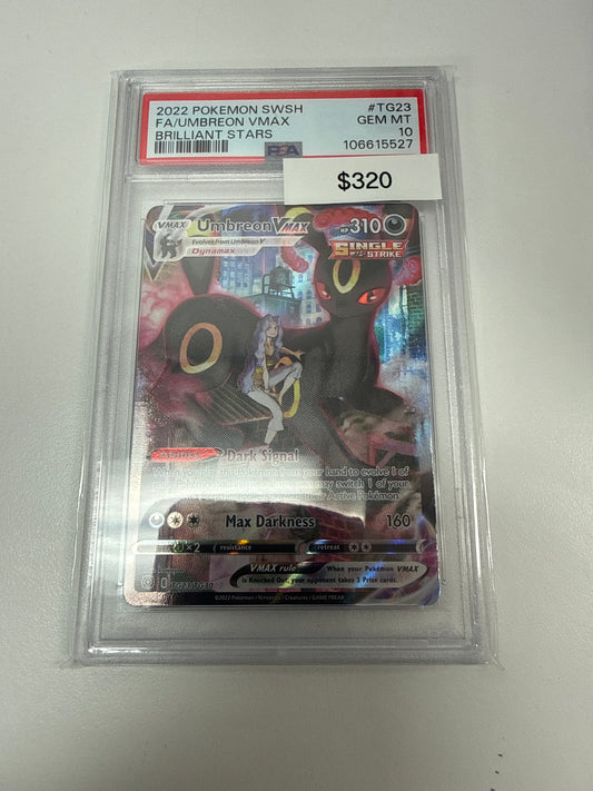Pokemon Umbreon Vmax #tg23/tg30 PSA 10