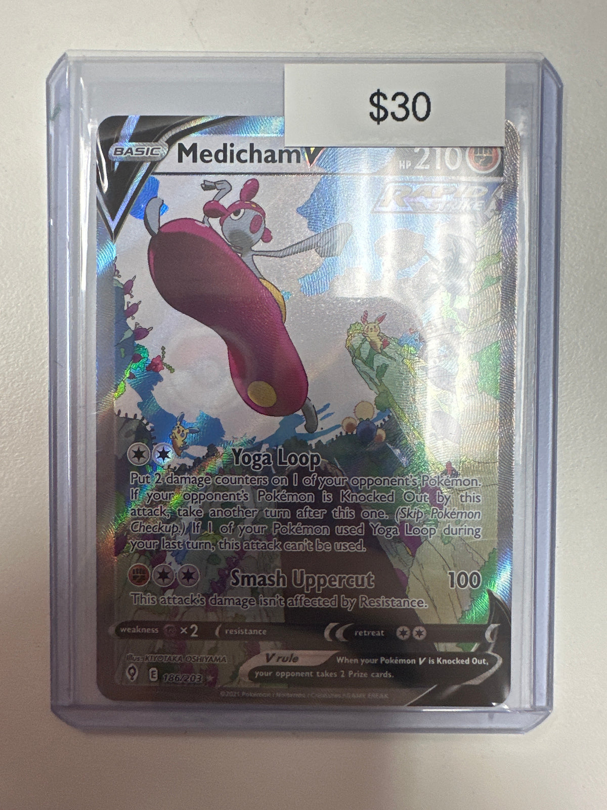 Pokemon Medicham V 186/203