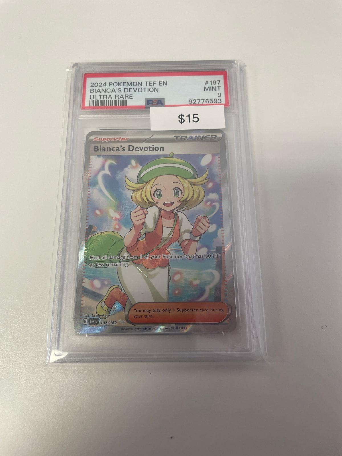 bianca's devotion pokemon card Pokemon Scarlet and Violet Temporal Forces Bianca's Devotion #197/162 Rotterdam Comics