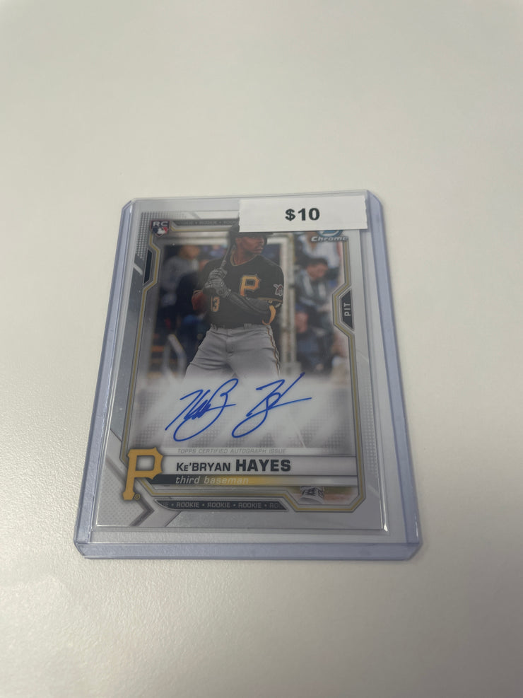 2021 Bowman Chrome Ke’Bryon Hayes Auto 