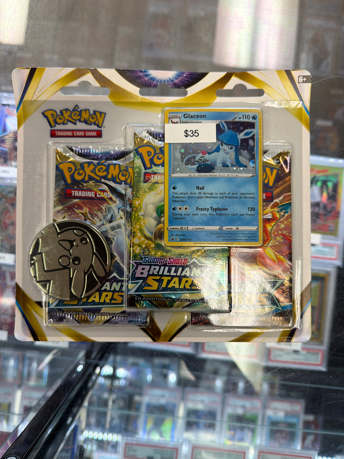 Pokemon Brilliant Stars 3 Pack Blister