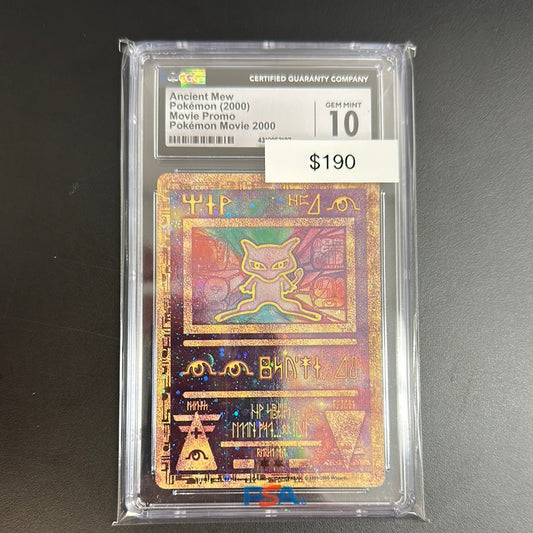 Pokémon Ancient Mew Movie Promo CGC 10