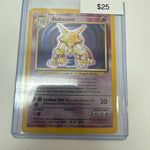 Pokemon Base Set Alakazam Holo LP #1/102
