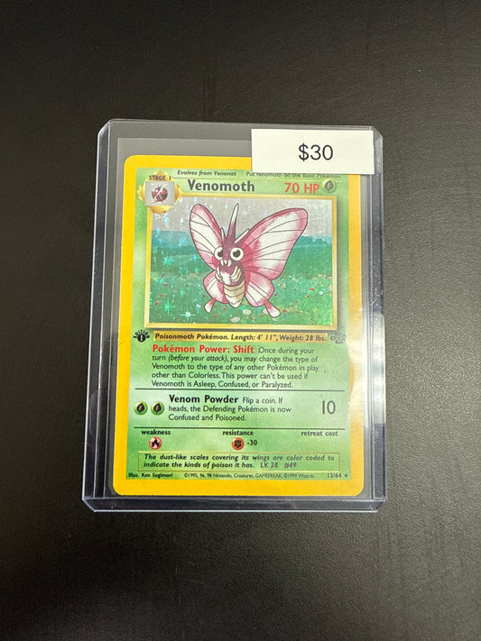 Pokémon Venomoth 13/64 1st Ed.