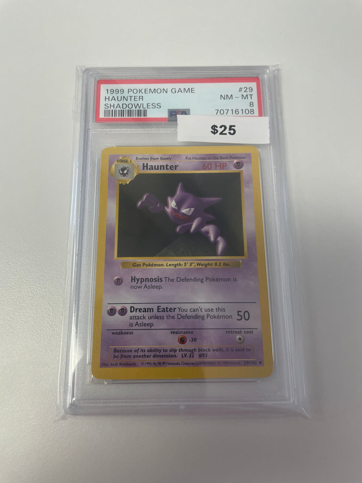 1999 Pokemon Haunter Shadowless 