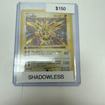 Base Set 1st Edition Zapdos Shadowless #16/102