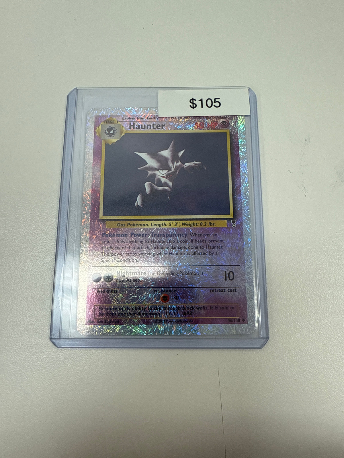 Pokemon Haunter Reverse Holo #46/110