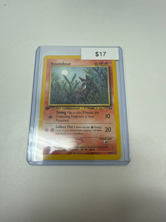 Pokemon Houndour 1st Edition #24/75