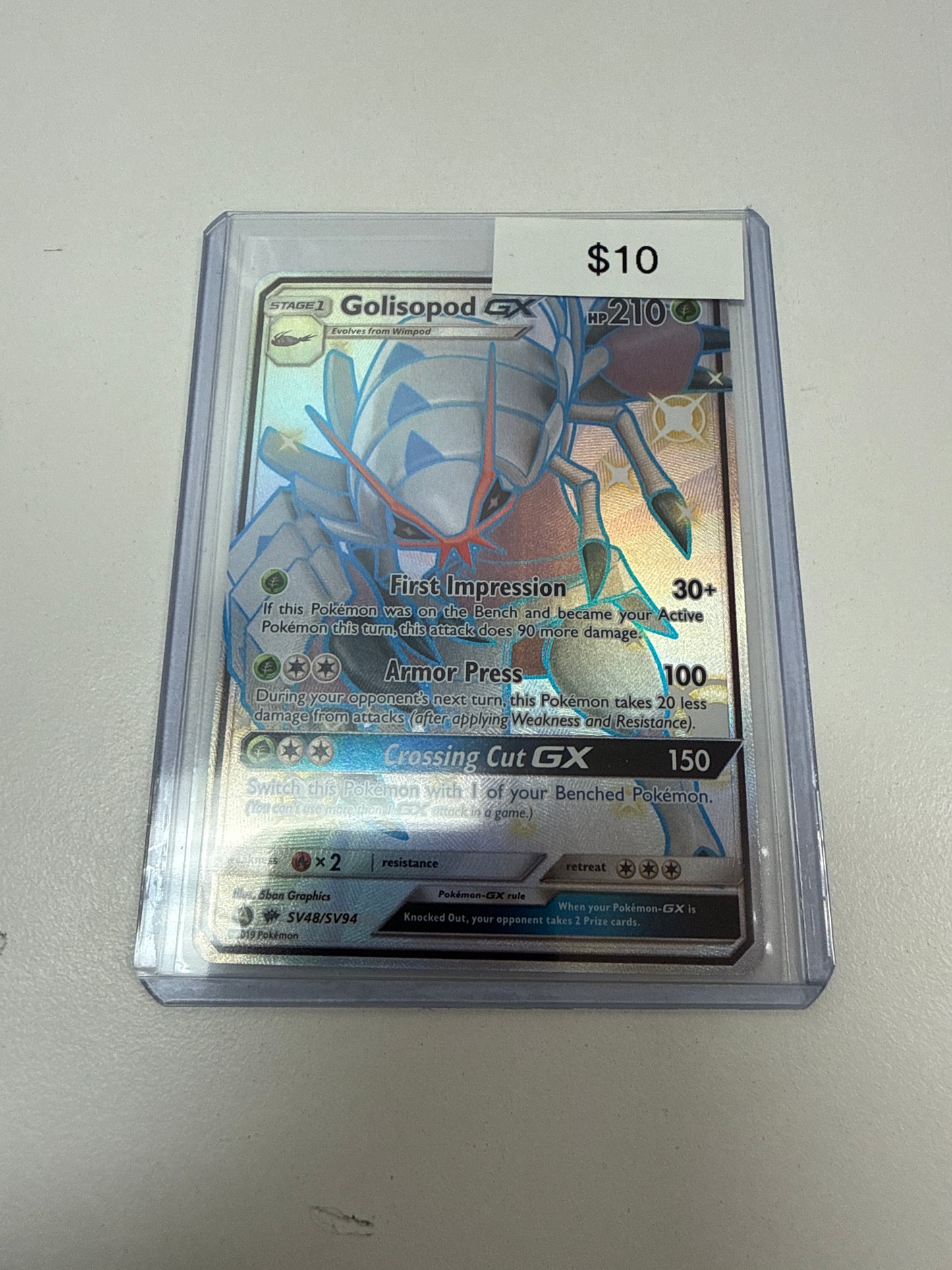 Pokemon Golisopod Gx SV48/SV94