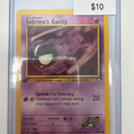Pokemon Sabrina’s Gastly 1st Edition 93/132