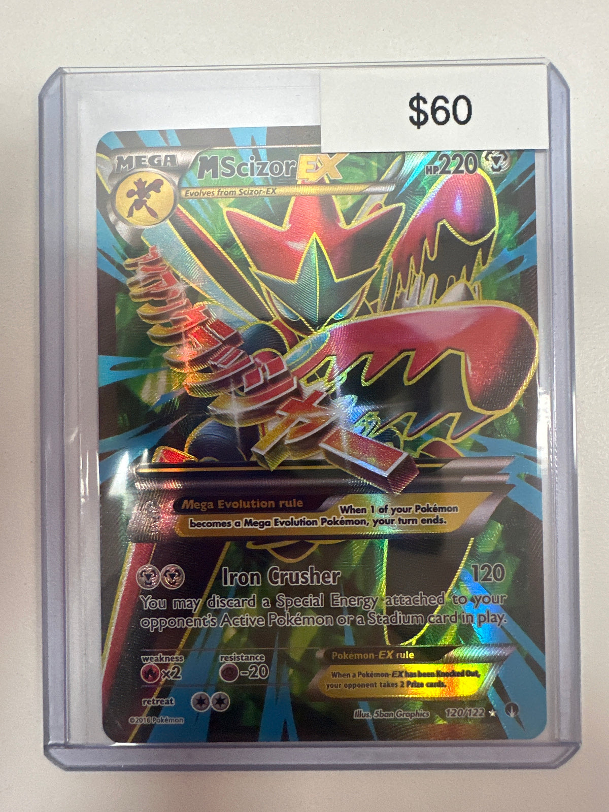 Pokemon M Scizor EX 120/122
