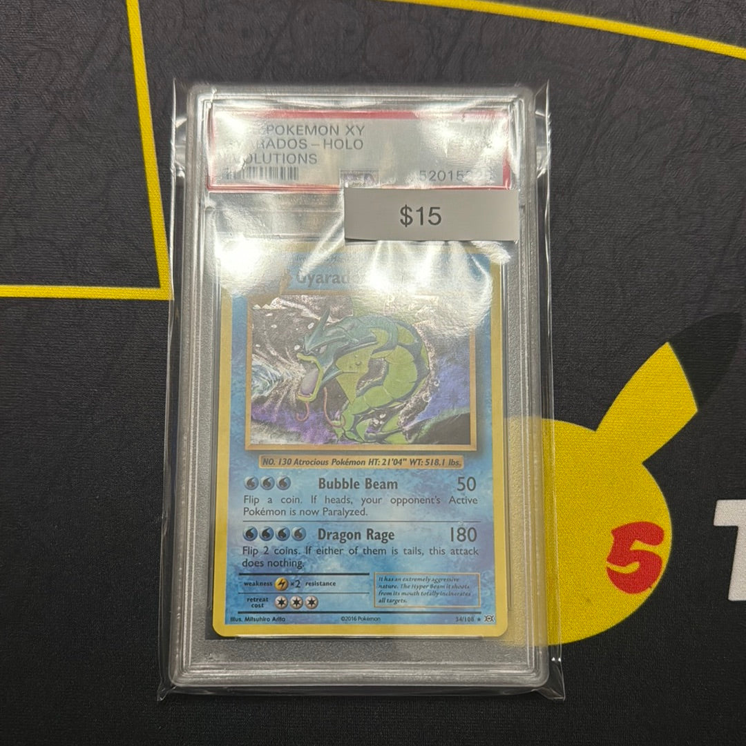 2016 Pokémon XY Gyarados Holo #34 PSA 6
