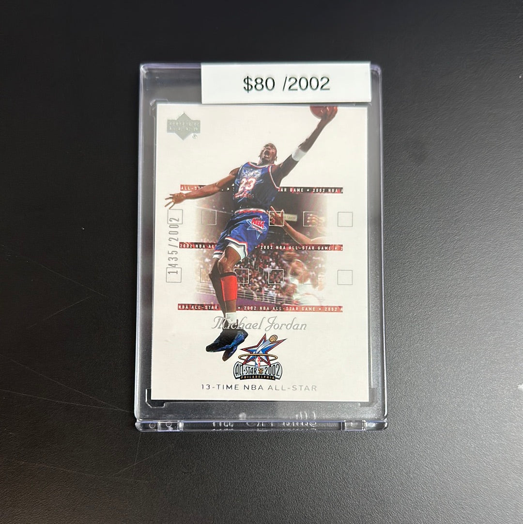 2002 Upper Deck Michael Jordan "All Star" #/2002 #AS2