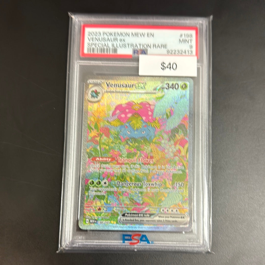 Pokémon 151 Venusaur EX 198 PSA 10