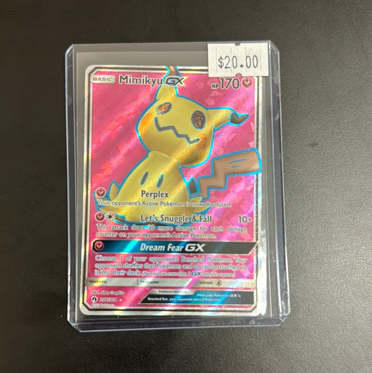 Pokémon Mimikyu GX 206/214