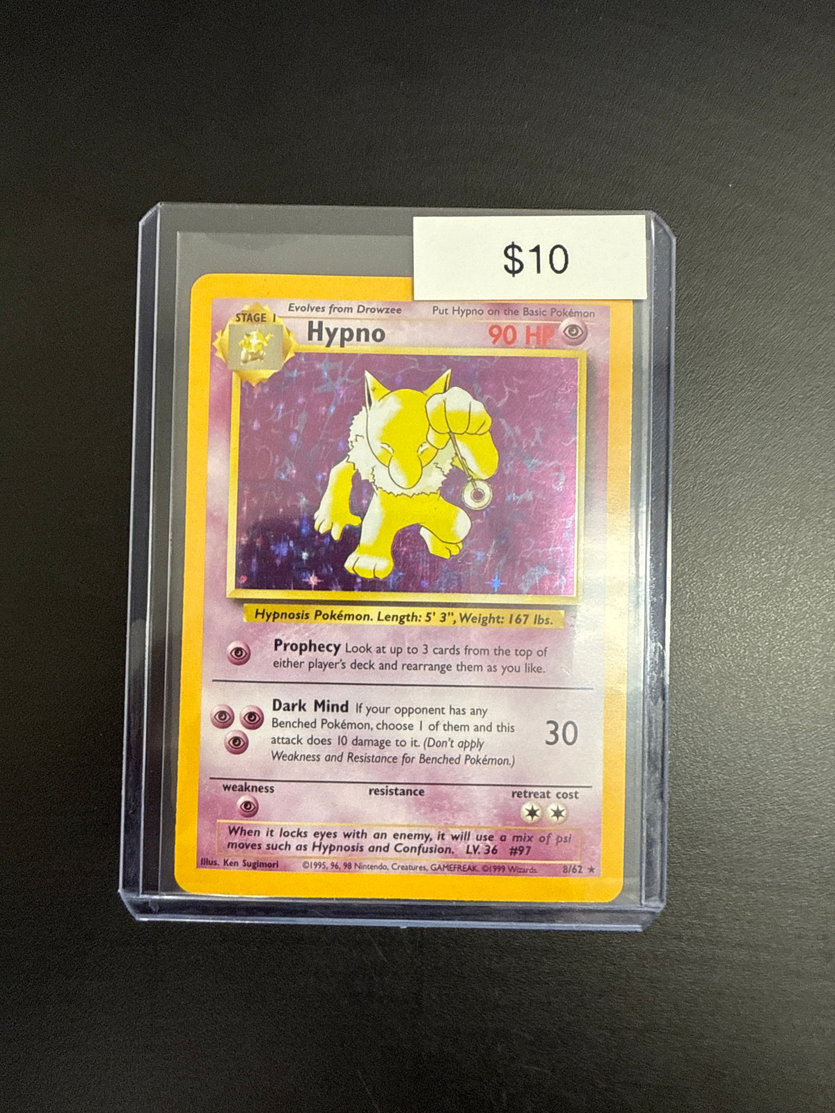 Pokémon Hypno Fossil 8/62