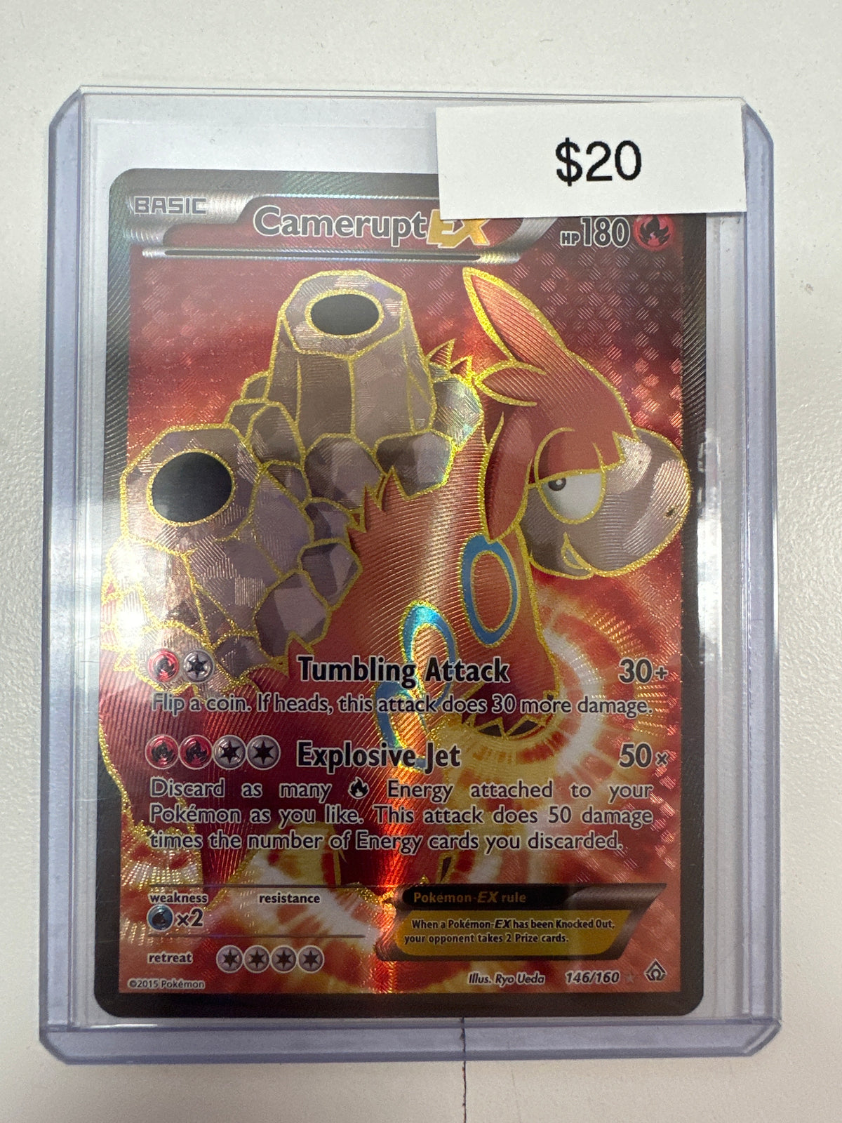 Pokemon Camerupt EX 146/160