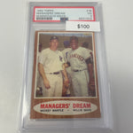 1962 Topps Mantle/Hayes #18 PSA 3