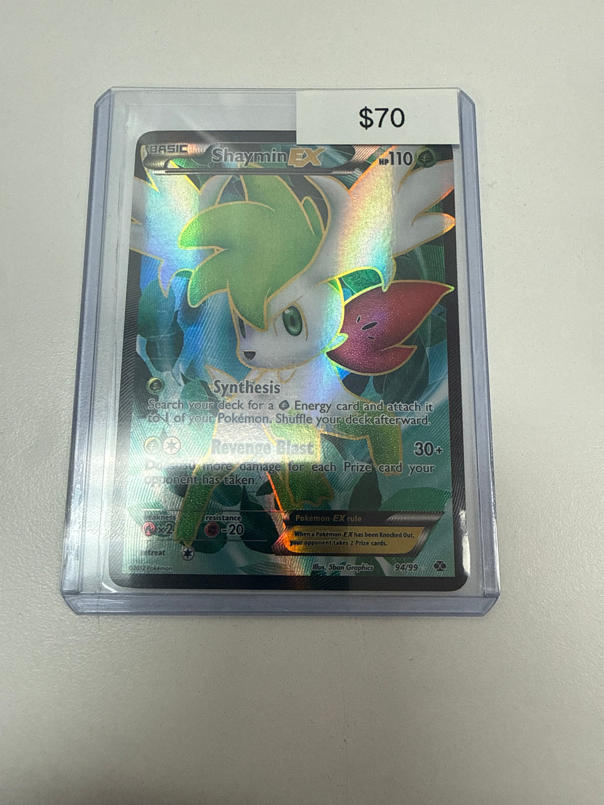 Pokemon Shaymin Ex Full Art #94/99