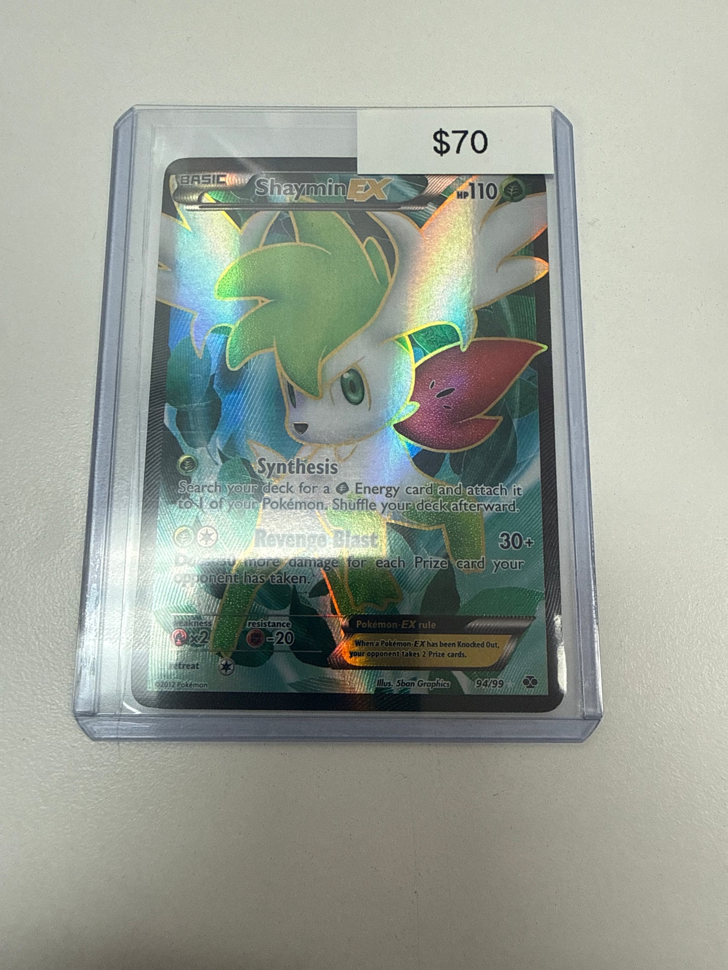 Pokemon Shaymin Ex Full Art #94/99