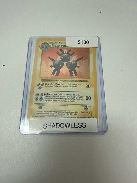 Pokemon Magneton Shadowless Holo #9/102