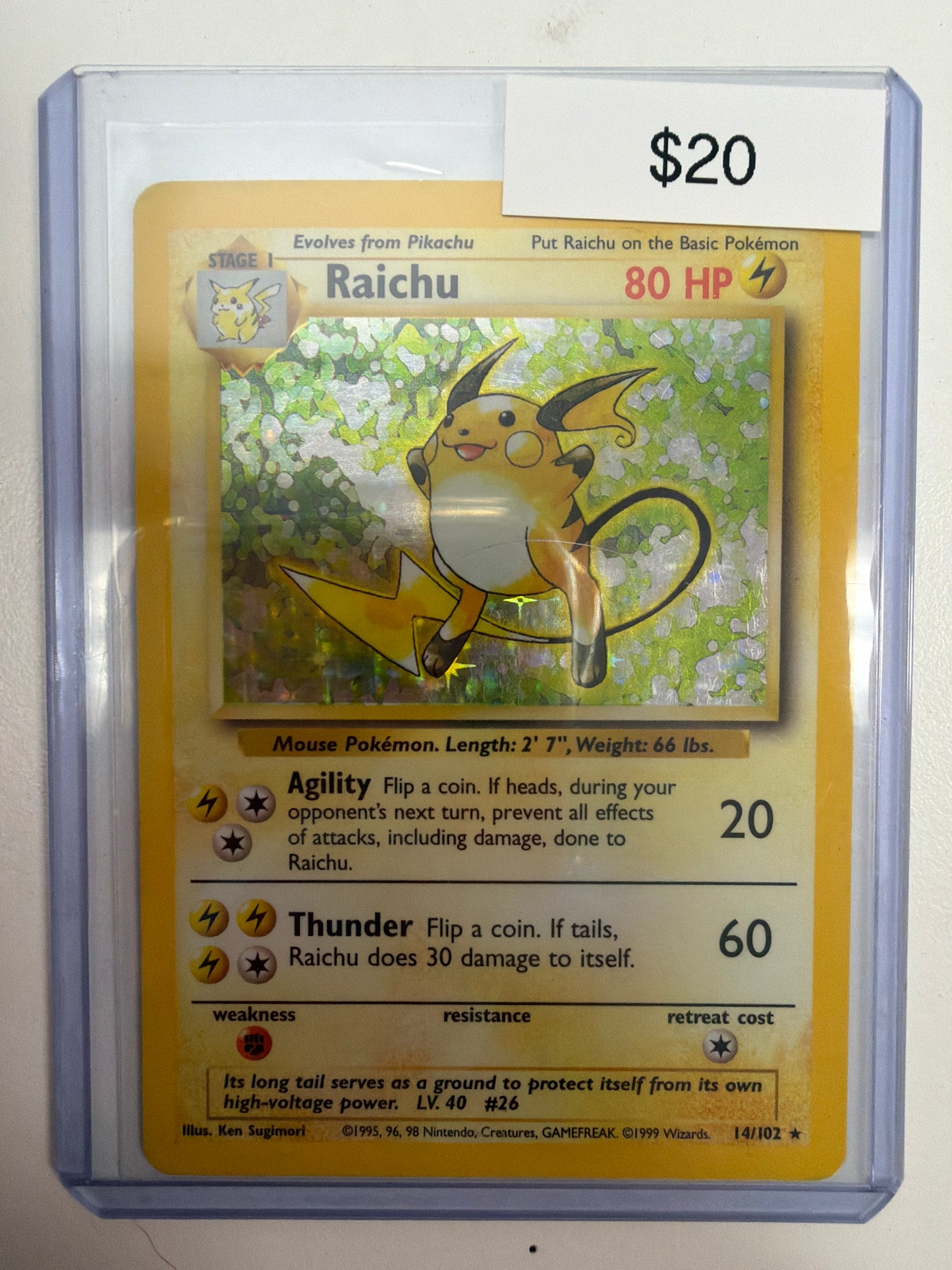 Pokemon Raichu 14/102
