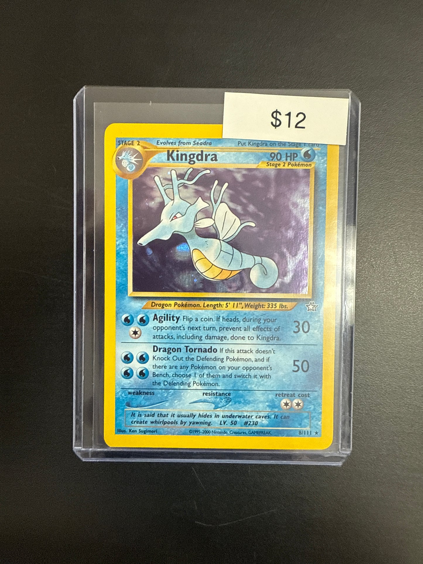 Pokémon Kingdra Holo 8/111