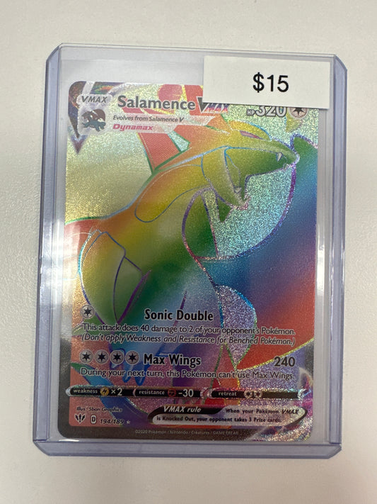 Pokemon Salamence Vmax 194/189