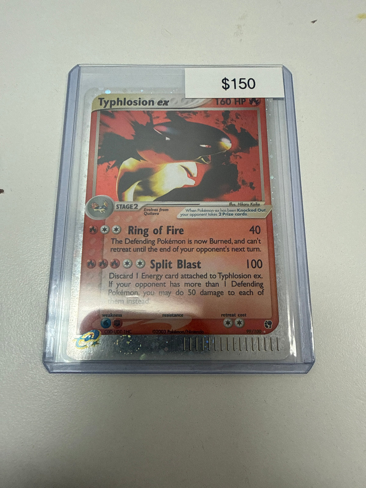 Pokémon Expedition TYPHLOSION EX Holo 99/100