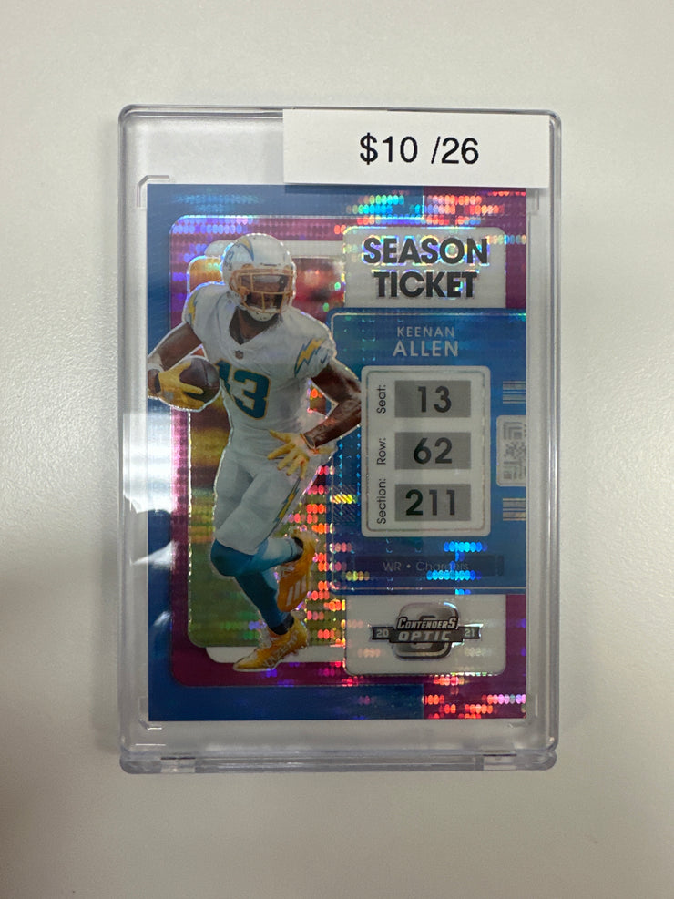 2021 Contenders Optic Keenan Allen /26 