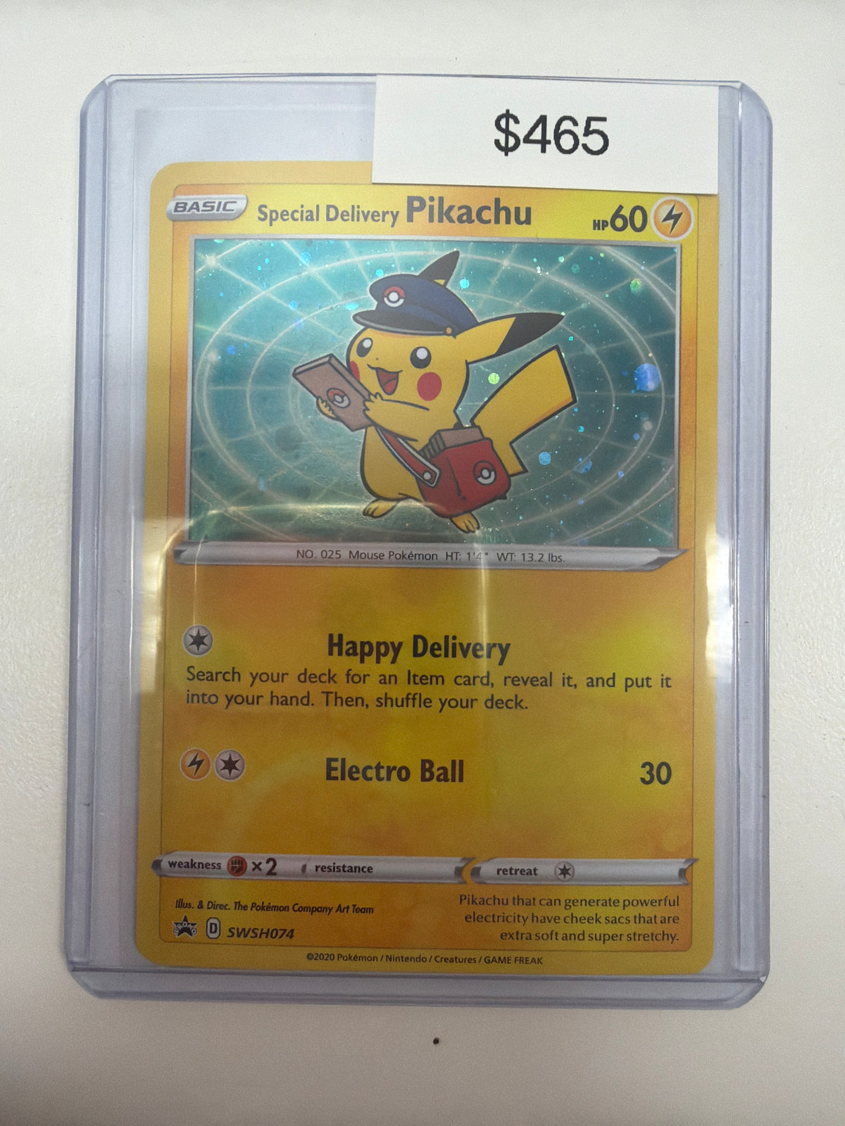 Pokemon Special Delivery Pikachu SWSH074