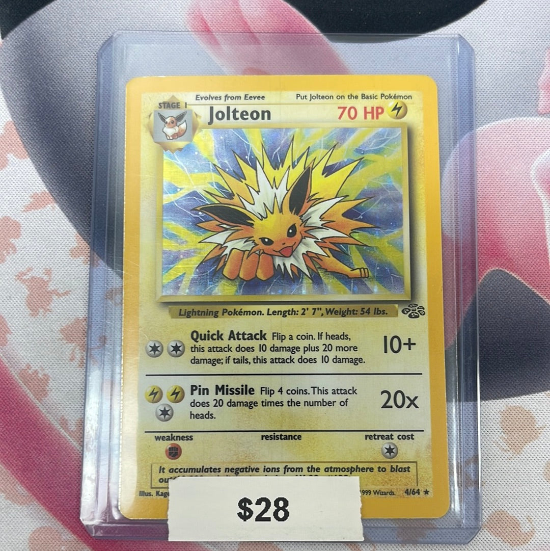Pokémon Jolteon Jungle Holo 4/64