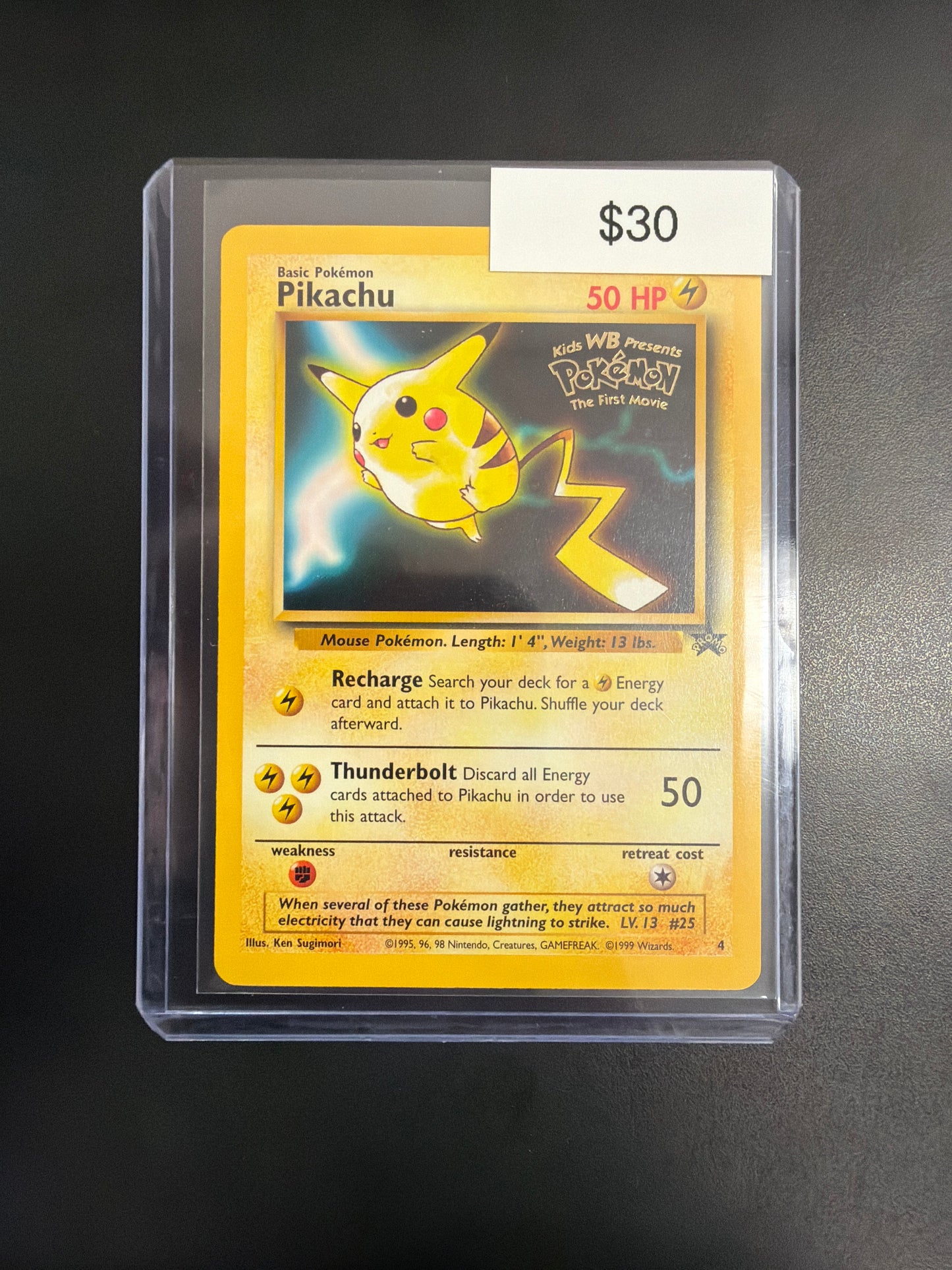 Pokemon Pikachu Movie Promo #4 NM