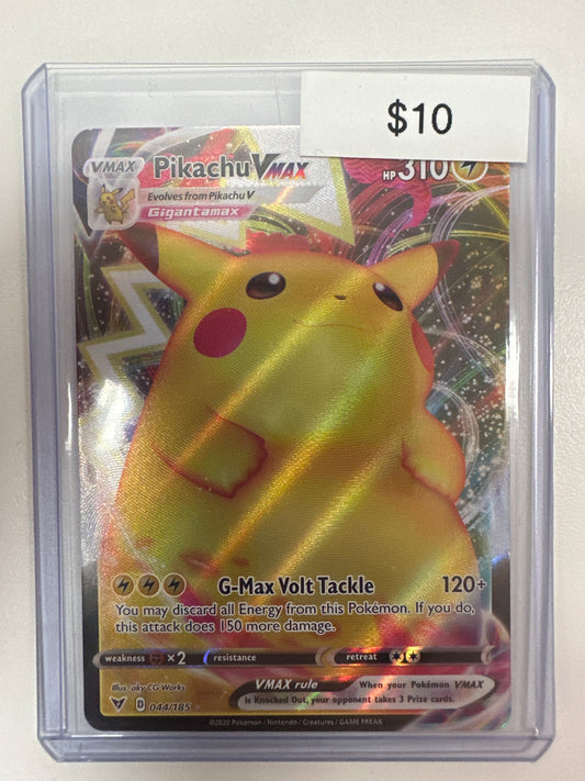 Pokemon Pikachu Vmax 044/185