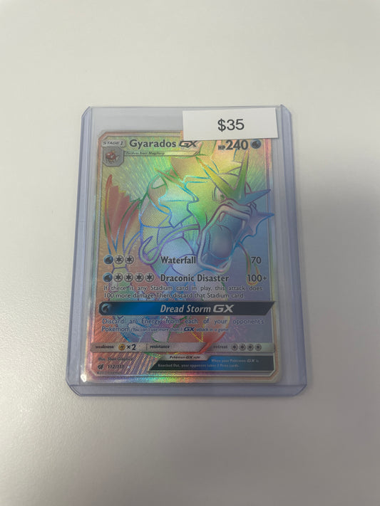 Pokemon Gyarados Gx Rainbow #112/111