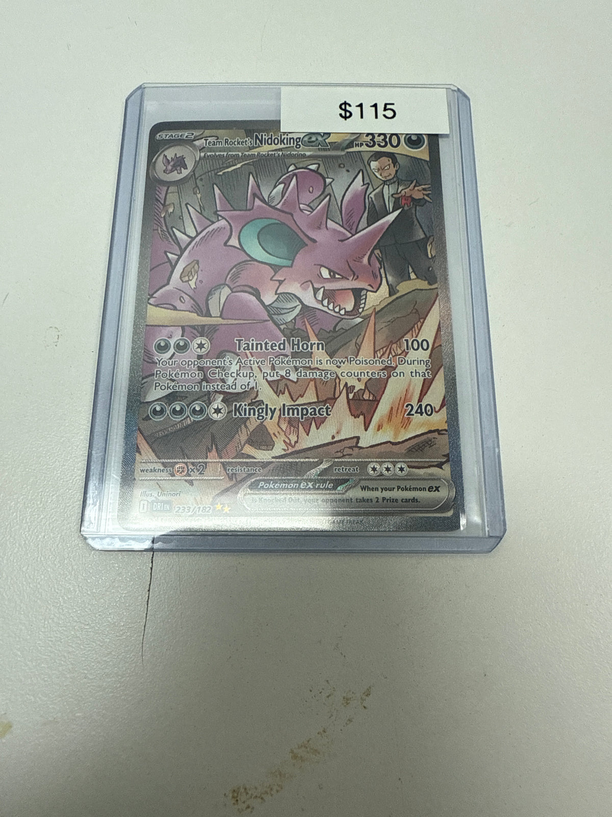 Destined Rivals Team Rocket’s Nidoking Ex #233/182