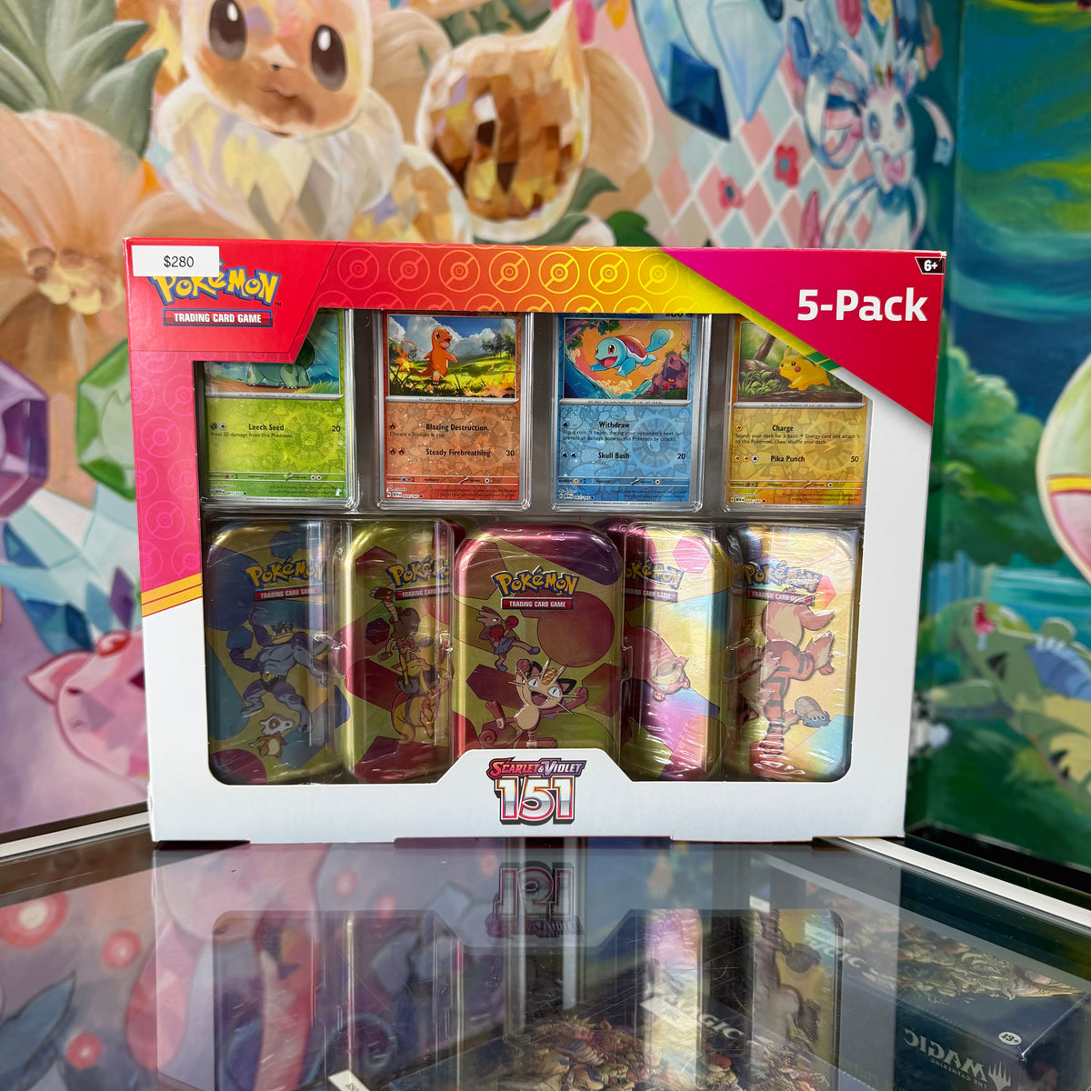 Pokemon 151 Tin Collection Box