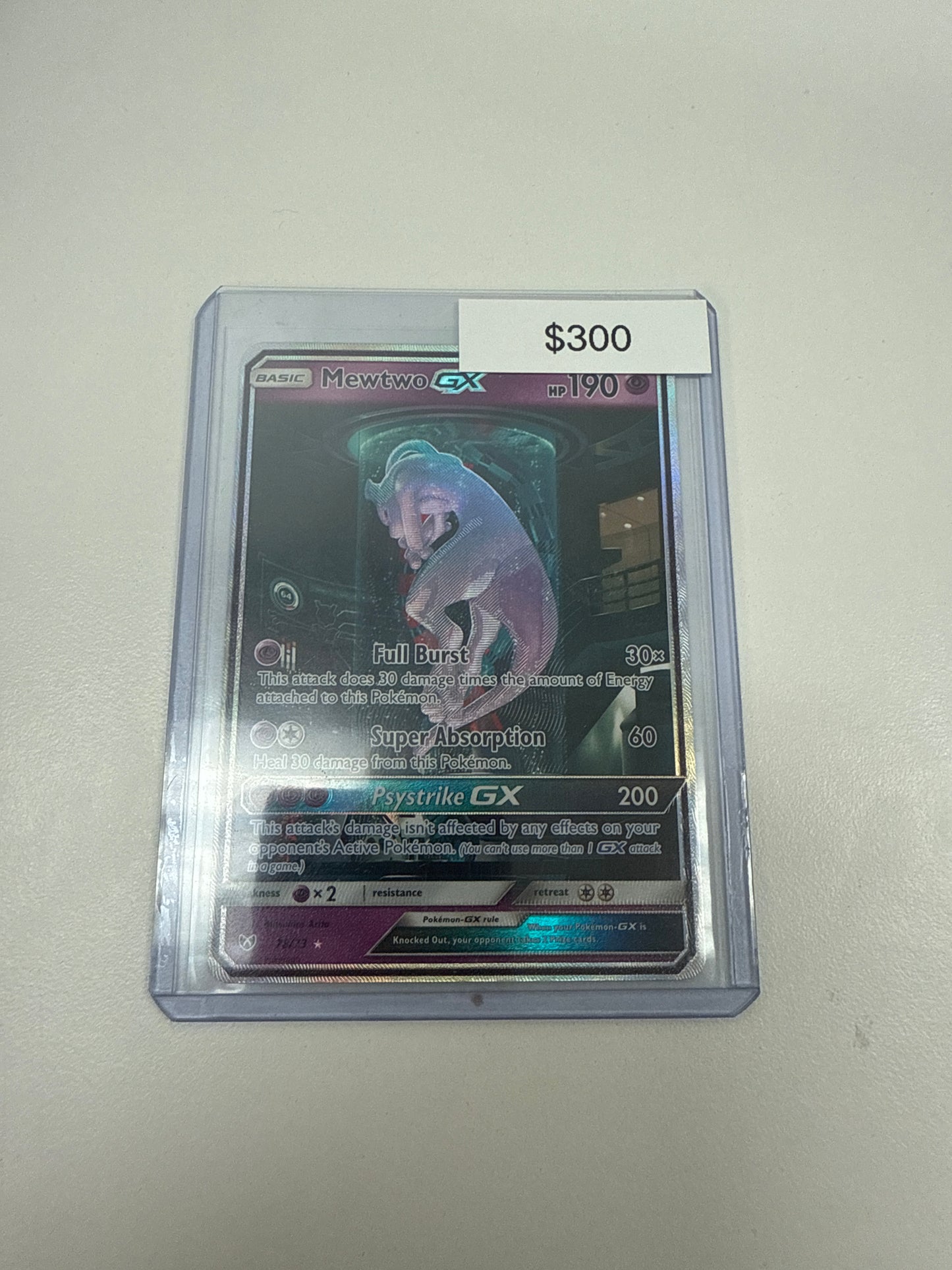 Pokemon Shining Legends Mewtwo GX 78/73 (Test Tube) NM