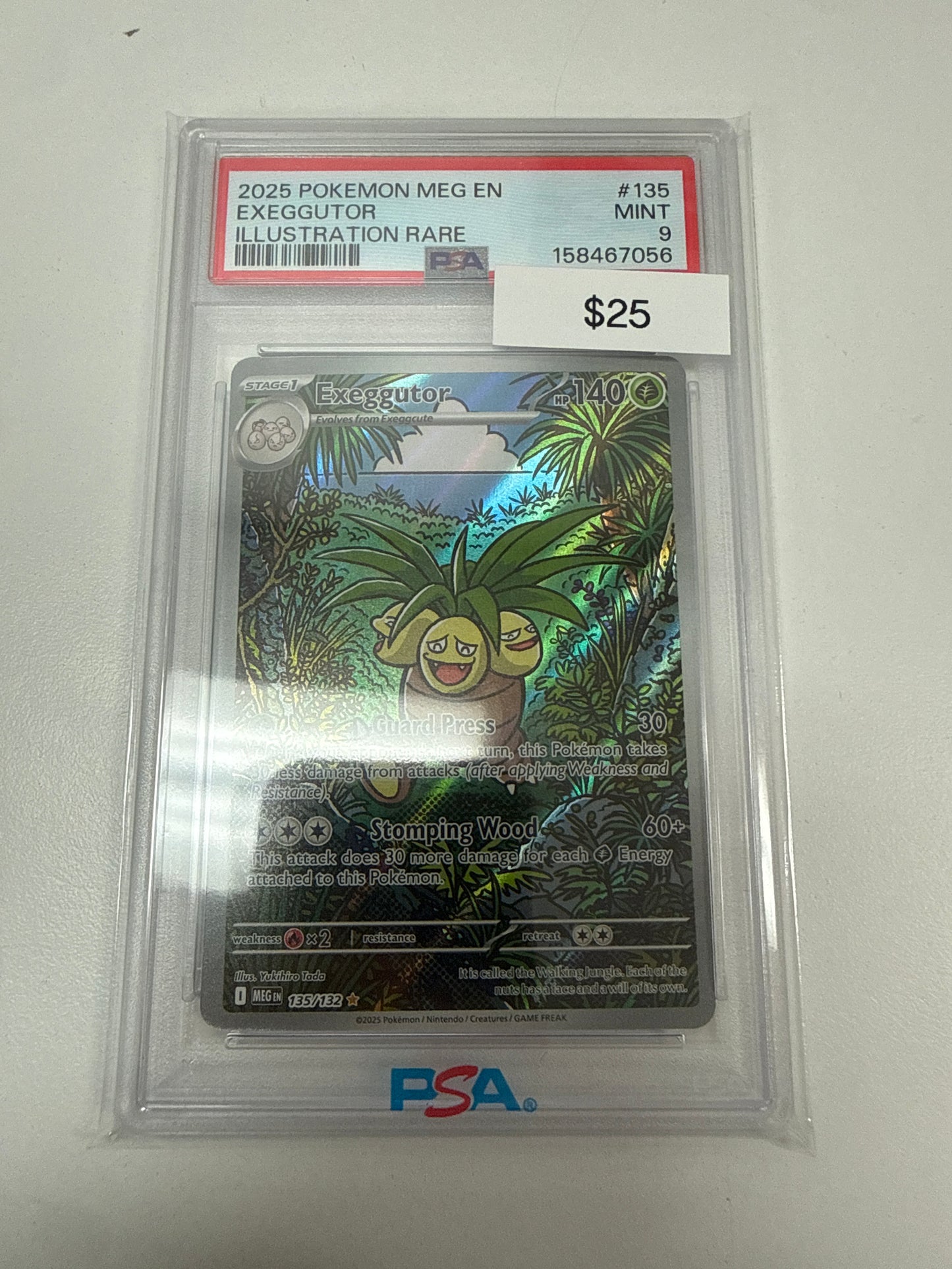 Pokemon Exeggutor PSA 9