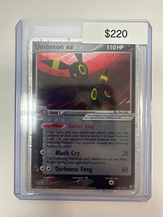 Pokemon Umbreon ex 112/115
