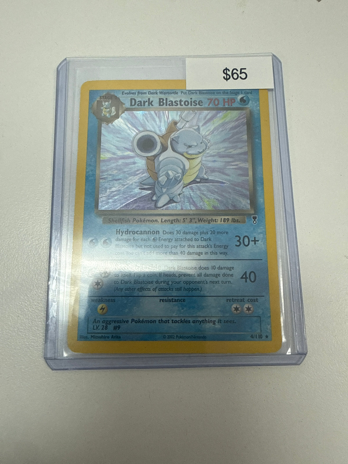 Pokemon Dark Blastoise 4/110