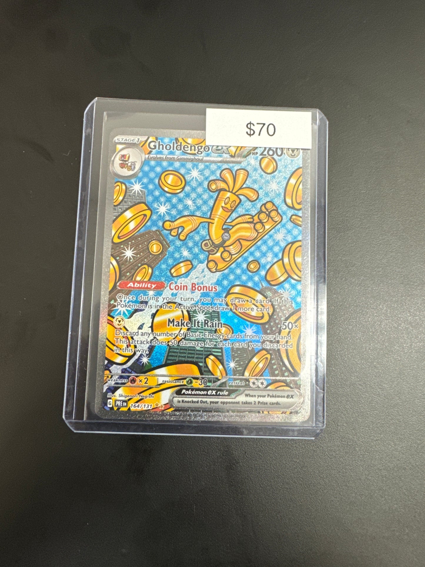Pokmon Gholdengo ex 164/131 Grail Collectibles AZ Pokmon Gholdengo ex 164/131 Grail Collectibles AZ