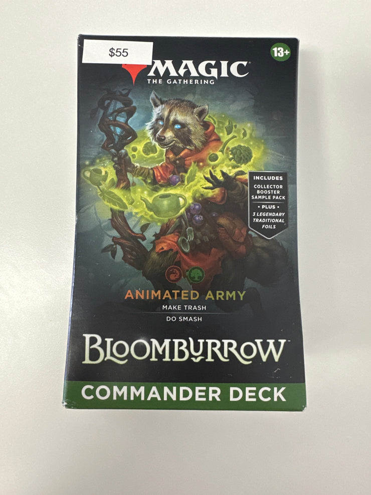 Magic The Gathering Bloomburrow Animated Army Comander Deck