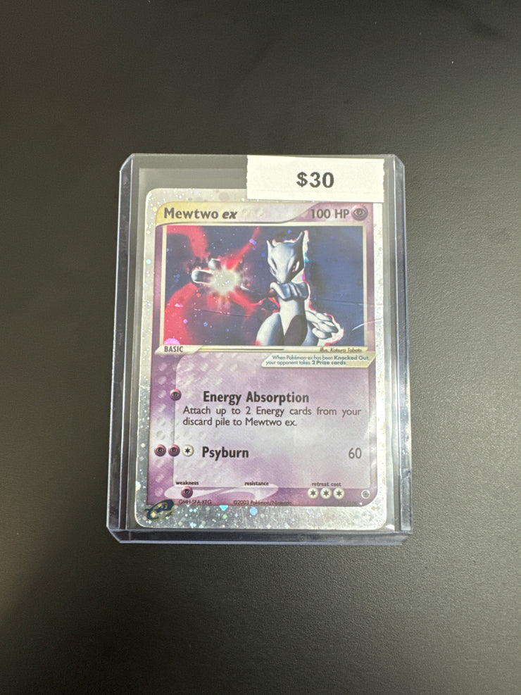 Pokémon Holo Mewtwo Ex 101/109