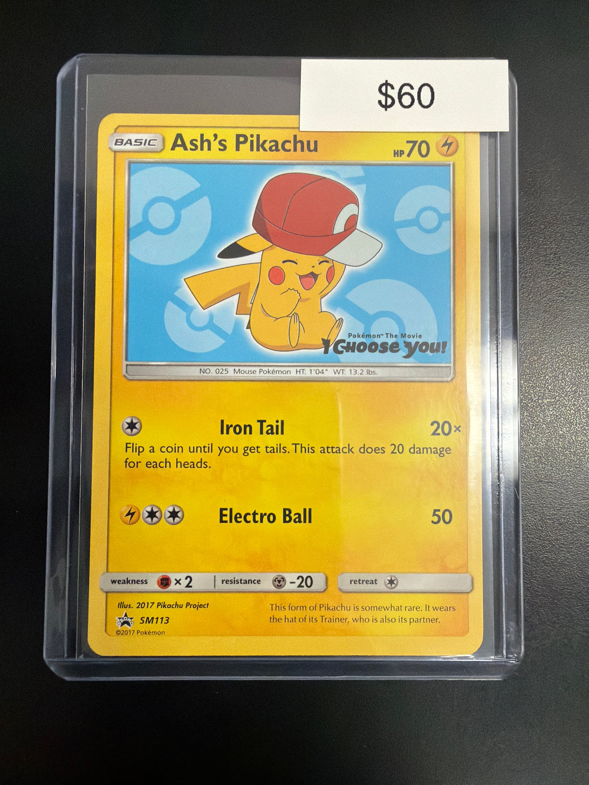 Pokemon Ash Pikachu #SM113