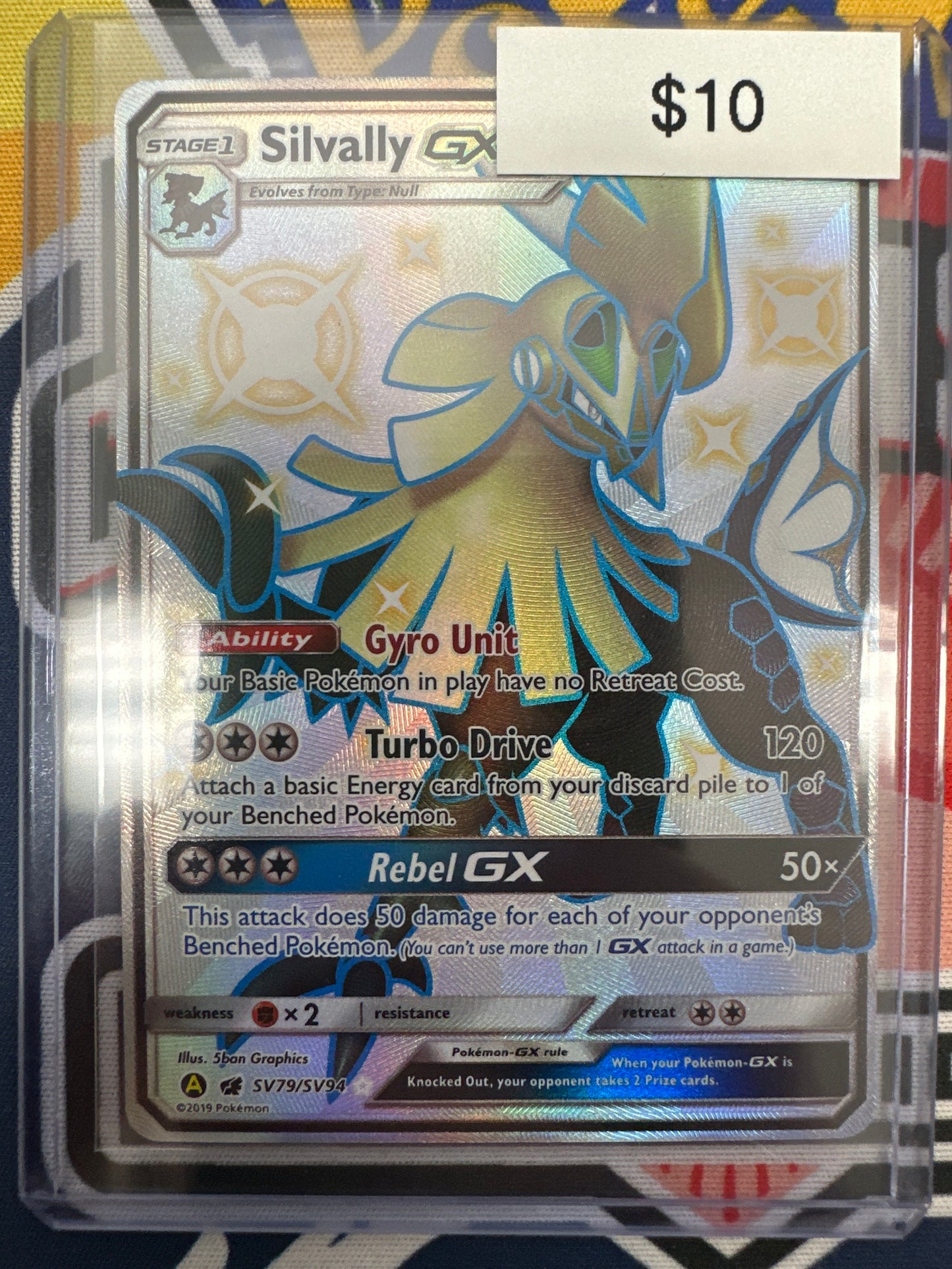 Pokemon Hidden Fates Silvally GX SV79/SV94