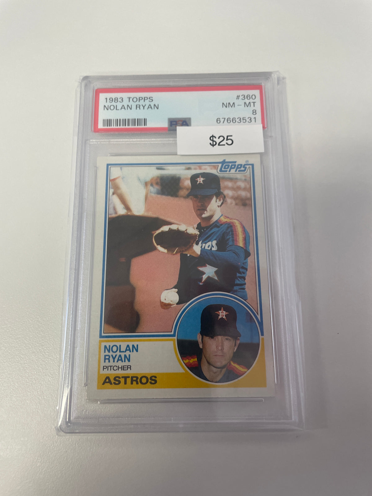 1983 Topps Nolan Ryan #360 PSA 8