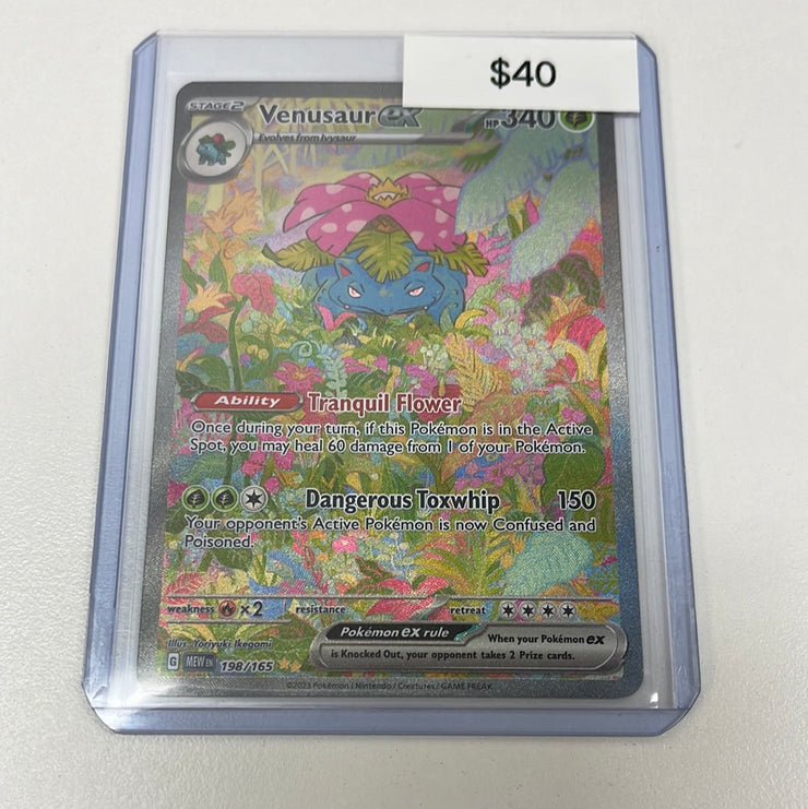 Pokémon Venusaur ex 151 Special Illustration Rare 198/165