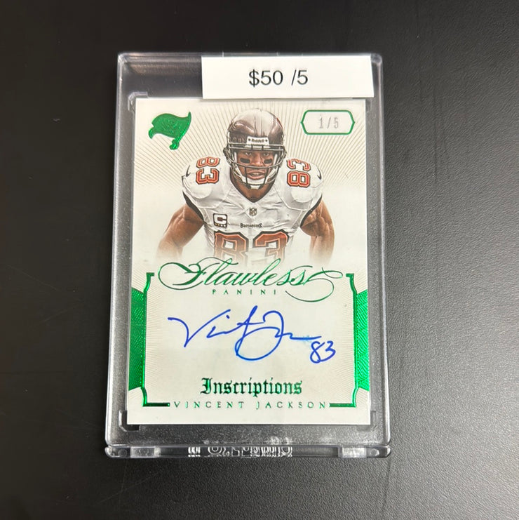 2014 Flawless Vincent Jackson Auto Green 